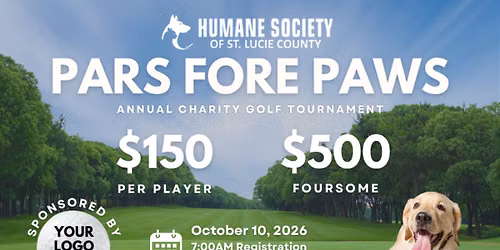 Pars Fore Paws Annual Charity Golf Tournament