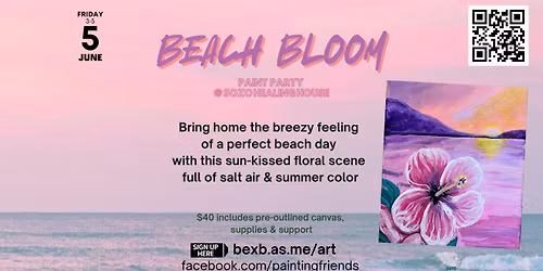 Beach Bloom Paint Party
