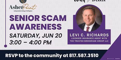 Senior Scam Awareness Seminar 