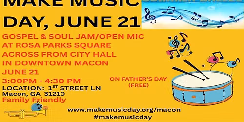 TICK, TOCK IT'S ON THE CLOCK - MAKE MUSIC DAY "SUMMER BREEZE" GOSPEL & SOUL JAM