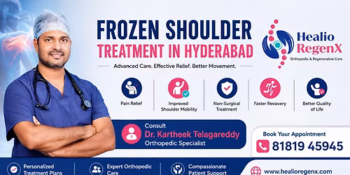 Advanced Frozen Shoulder Treatment in Hyderabad