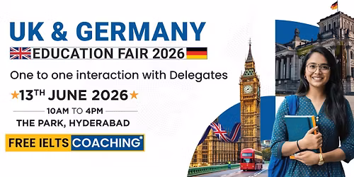UK & Germany Education Fair | Free Entry | Register Now