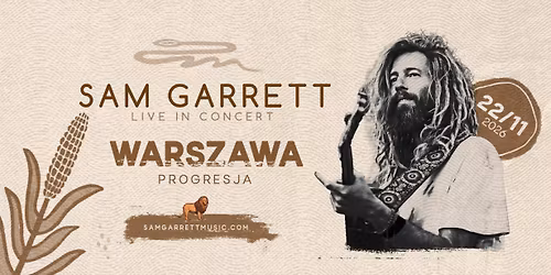 SAM GARRETT Live in Warsaw