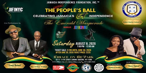 Jamaica 64th Independence Gala at The People's Ball In NYC