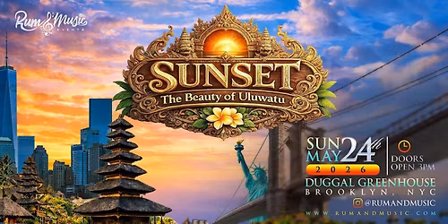 Rum and Music "Sunset" The Beauty of Uluwatu