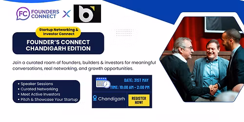 Founder\u2019s Connect Chandigarh Edition | v1.0 | Startup Networking & Investor Connect