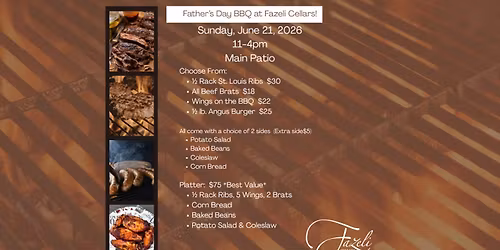 Father's Day BBQ at Fazeli Cellars