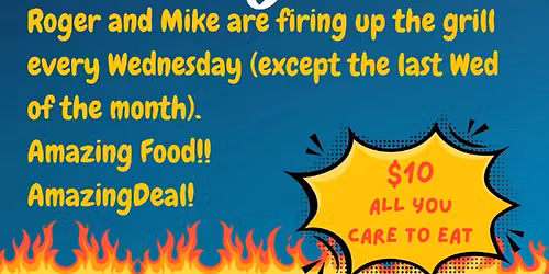 Hot Off The Grill- $10 All You Care to Eat BBQ