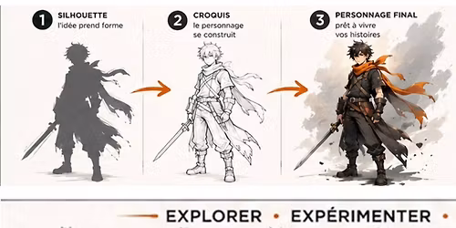 Stage Cr\u00e9ation de personnage \u2014 Donner vie \u00e0 ses id\u00e9es