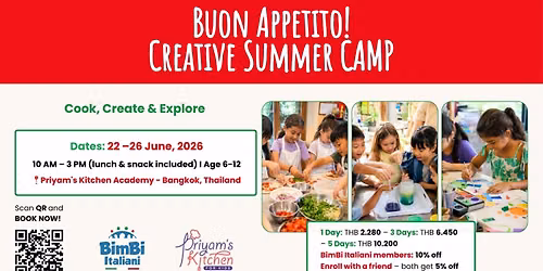 Buon Appetito! Creative Summer Camp