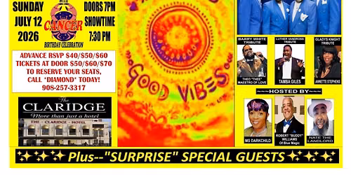 DON'T MISS THE ATLANTIC CITY BLACK & WHITE SOUL JAM! TREAT YOURSELVES TO THE "GOOD VIBES"!