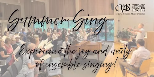 Vivaldi & Schubert - Community Sing with CMS