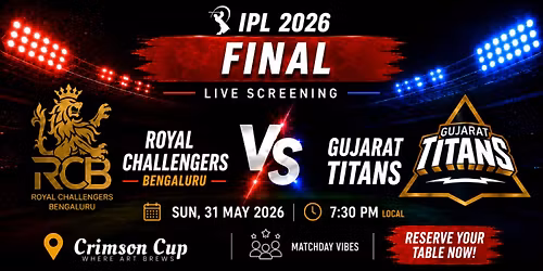 IPL FINAL 2026 | RCB vs GUJARAT TITANS
