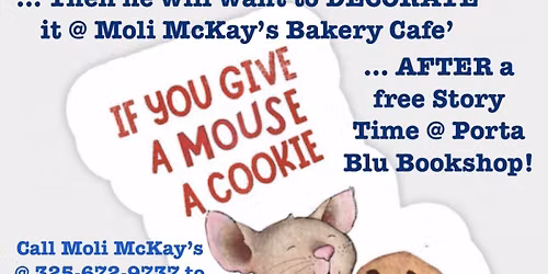 IF YOU GIVE A MOUSE A COOKIE Reading & Cookie Decorating Collab!