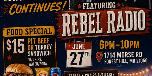 Summer Concert Series featuring REBEL RADIO