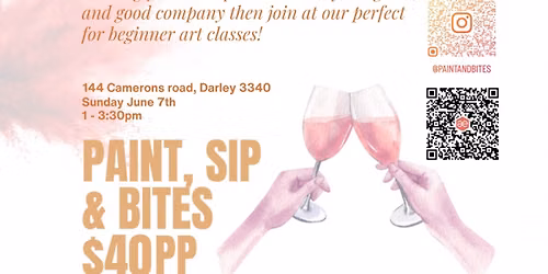 Paint, Sips & Bites!