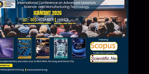 International Conference on Advanced Materials Science and Manufacturing Technology (ICAMSMT 2026)