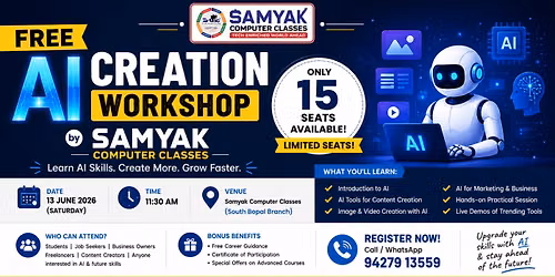 Free AI Creation Workshop