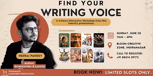 Find Your Writing Voice | Neeraj Pandey