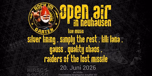 Rock Im Garten - open air