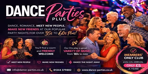 IVER\/ SLOUGH, BERKS. Over 30's-65's+ Party for Singles & Couples- FRI 12 JUNE