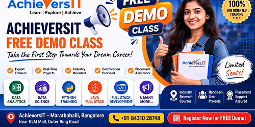 AchieversIT - Java , Python ,Data Science & Analytics Courses in Bangalore