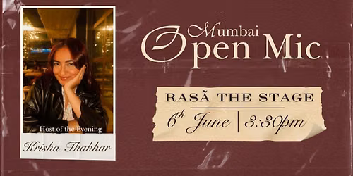 Mumbai Open Mic - 6th June 2026