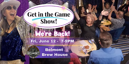 Get in the Game Show! LIVE at Belmont Brew House in Boise (IDAHO)