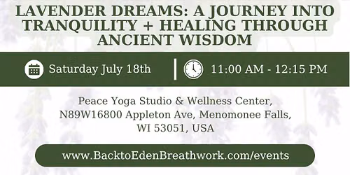 Lavender Dreams: A Journey into Tranquility, Restoration & Deep Rest Somatic Breathwork