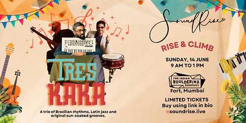 SoundRise at The Indian Bouldering Company | 14th June | 9am - 1pm
