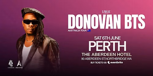 DONOVAN BTS LIVE IN PERTH
