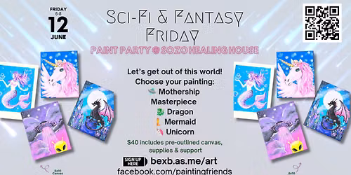 Sci Fi & Fantasy FridayPaint Party
