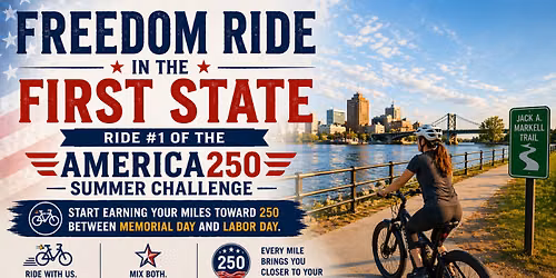 Freedom Ride in the First State-E bike ride