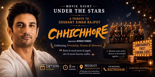 Chhichhore Movie Night Under The Stars | SSR Tribute Screening