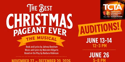 The Best Christmas Pageant Ever The Musical Auditions