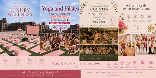 Luxury Wellness Edition - Yoga and Matt Pilates | Matcha and Latte | Brunch and Fresh Florals.