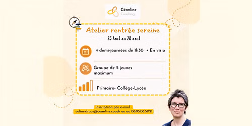 Ateliers jeunes \u2014 M\u00e9thodes de travail et orientation pour une rentr\u00e9e sereine 