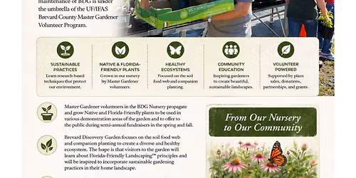 Brevard Discovery Garden's Self-Guided Garden Tour