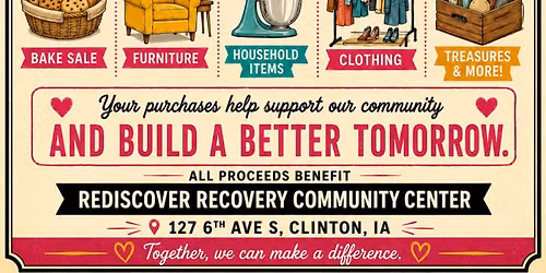 Rediscover Recovery Parking Lot Sale