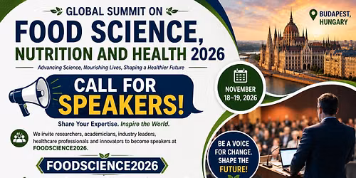 FOODSCIENCE2026 | Global Summit on Food Science, Nutrition and Health