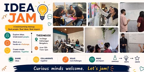 Idea Jam : Brainstorming Meetup