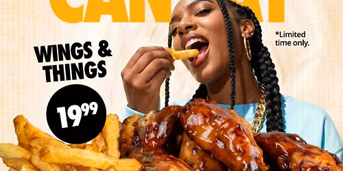 Wings & Things Wednesday is here! \ud83c\udf57\ud83d\udd25