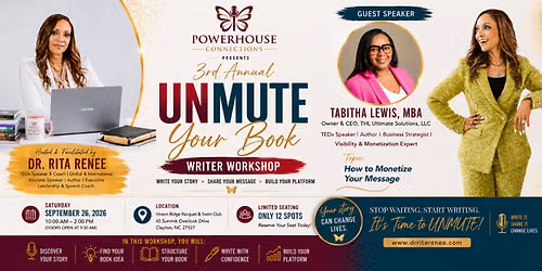 UnMUTE Your  Book Workshop