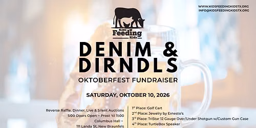 6th Annual Kids Feeding Kids Denim & Dirndls Fundraiser