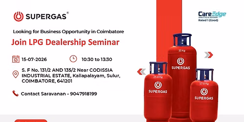 Seminar on LPG Cylinder Dealership | Coimbatore