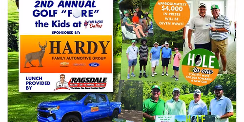 2nd Annual Golf "Fore" the Kids Tournament