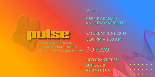 PULSE - DJ'S DEBBIE GRAHAM AND ANDREW MARRIOTT - BUTECO GRANT PARK