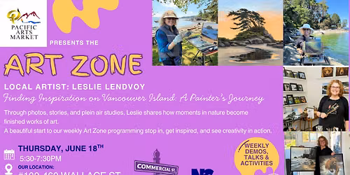 Art Zone featuring Leslie Lendvoy