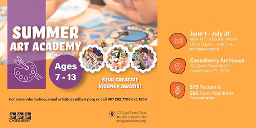 Casselberry Summer Art Academy 2026