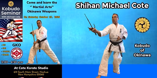 New Hampshire Kobudo Seminar 2026